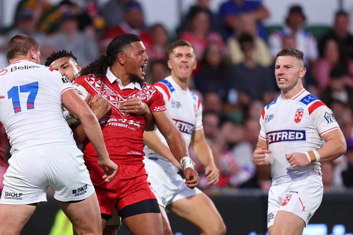 England’s World Cup hopes hang by a thread after brutal Tonga defeat