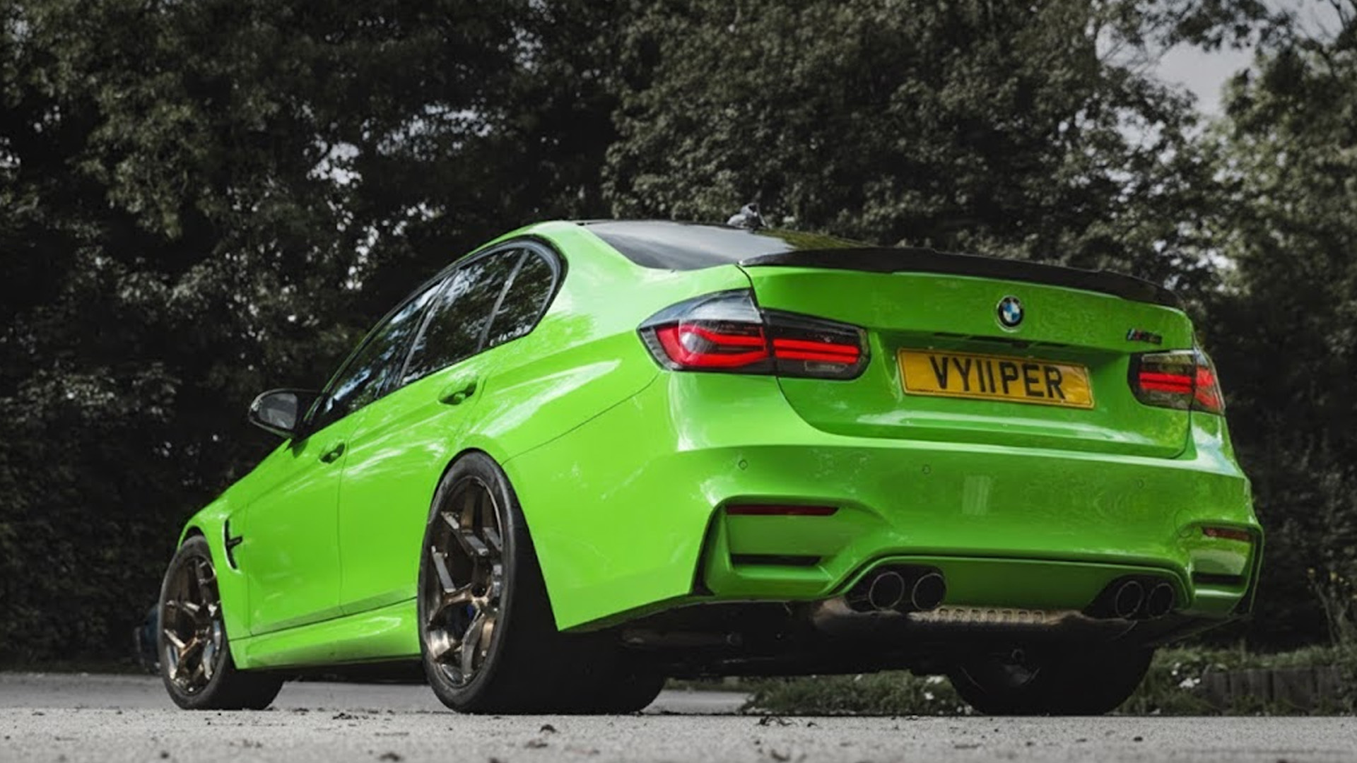 BMW F80 M3 with 6Sixty forged wheels and Intrax springs