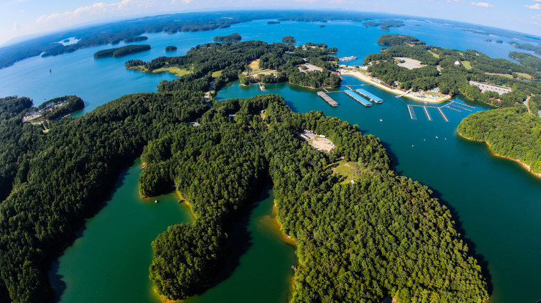 Georgia's largest artificial lake is a sparkling escape with sandy ...