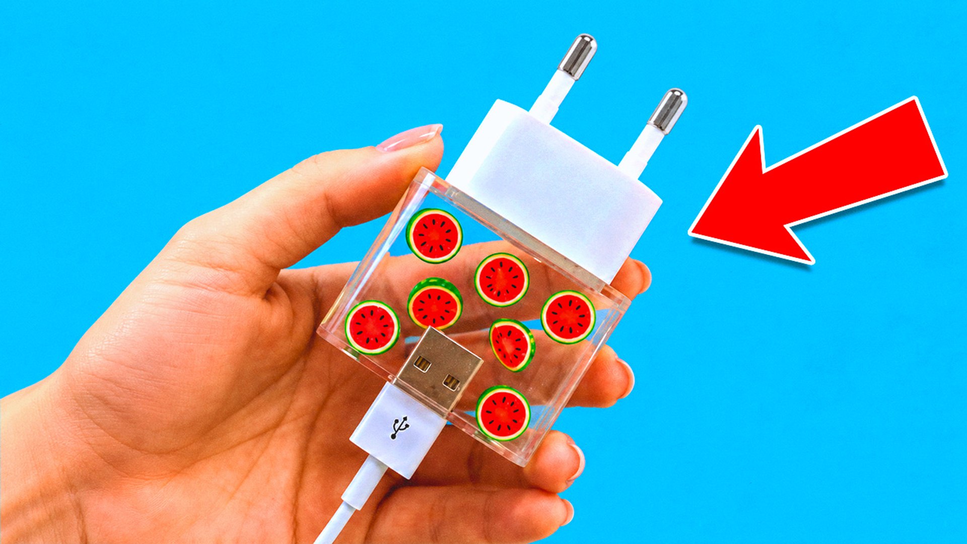 Hidden charger block feature designed to solve real-life problems
