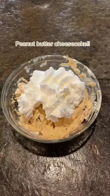 Crustless sugar free peanut butter cheesecake in minutes