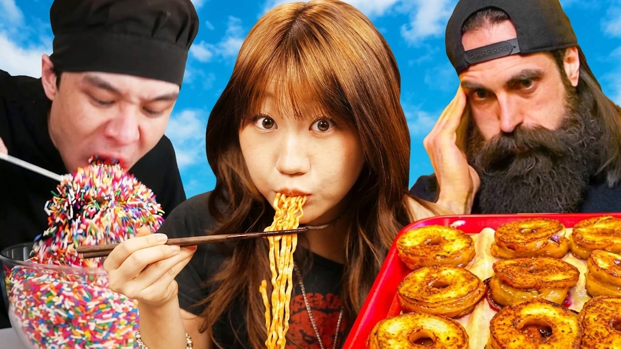 We try the craziest food challenges!