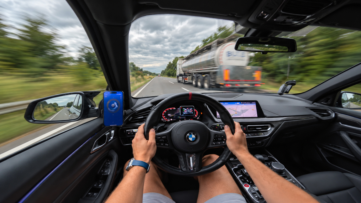 BMW M135i F40 top speed on the German Autobahn