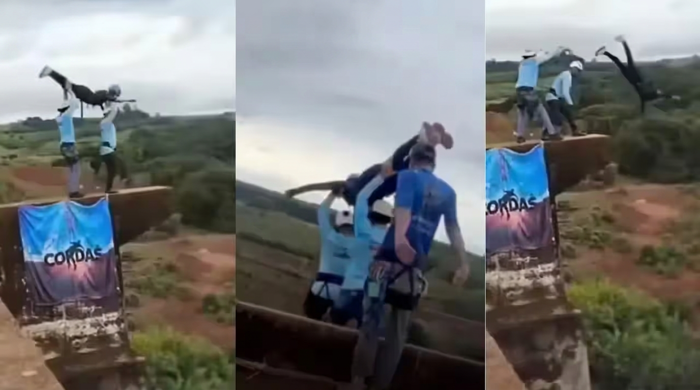 She was thrown from Skeleton Bridge without a rope
