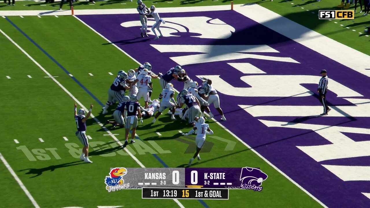 Rodney Fields Jr. rushes for 4-yard TD, giving Kansas State early lead ...
