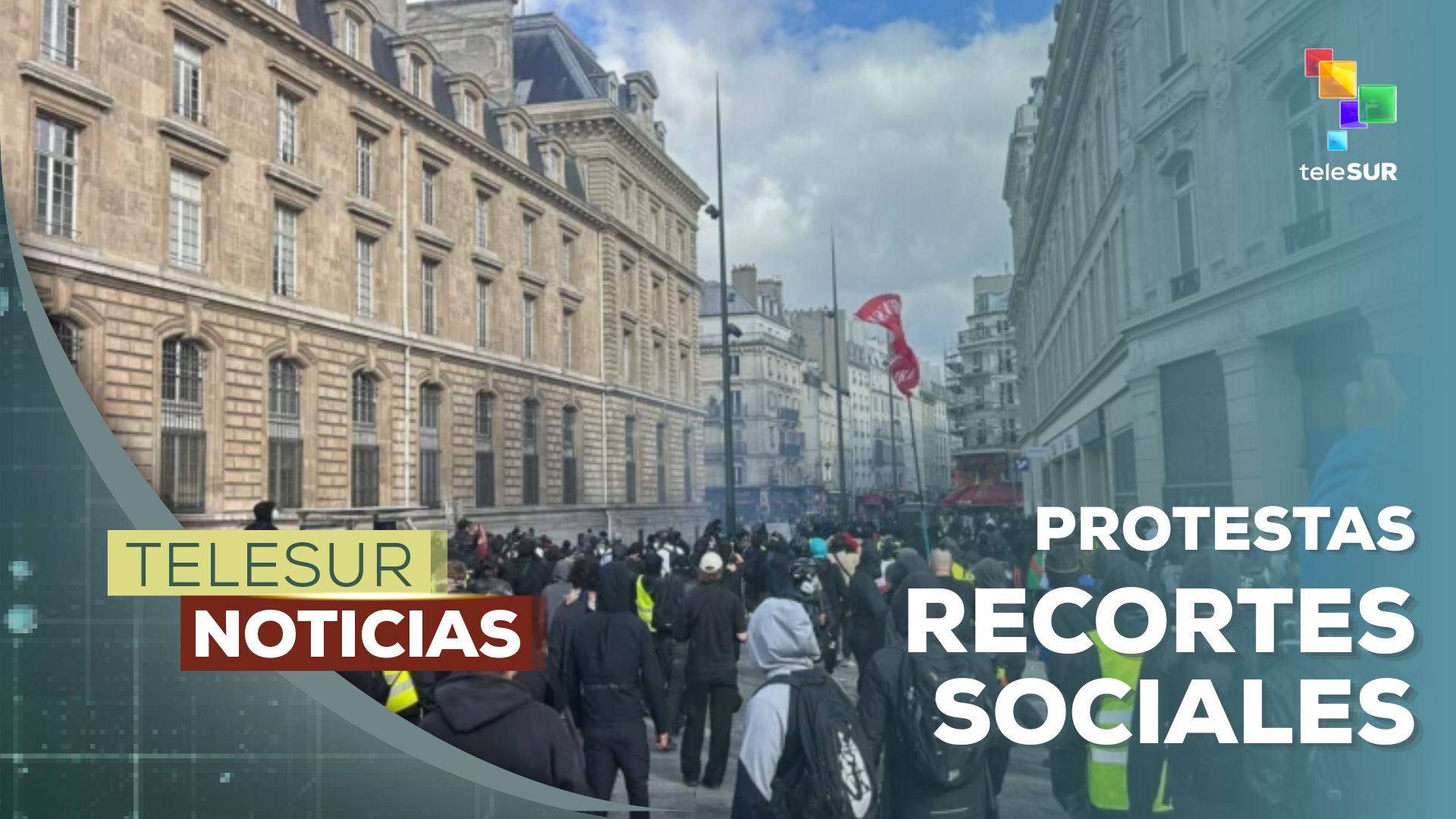 Protestas rechazan los recortes sociales del gobierno francés