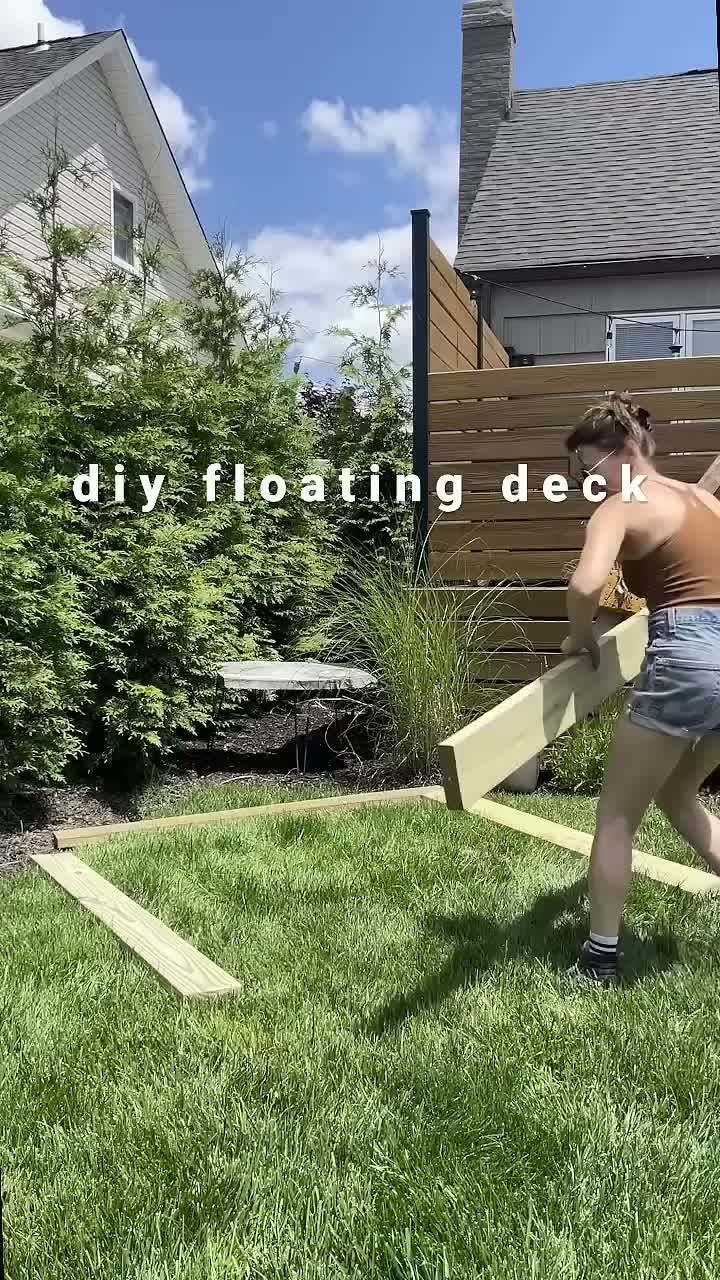 Transform your backyard: a floating deck in 48 hours