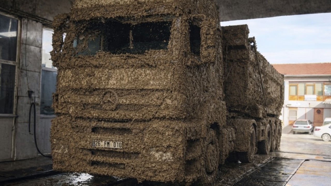 I'm washing three filthy trucks ASMR 🎧