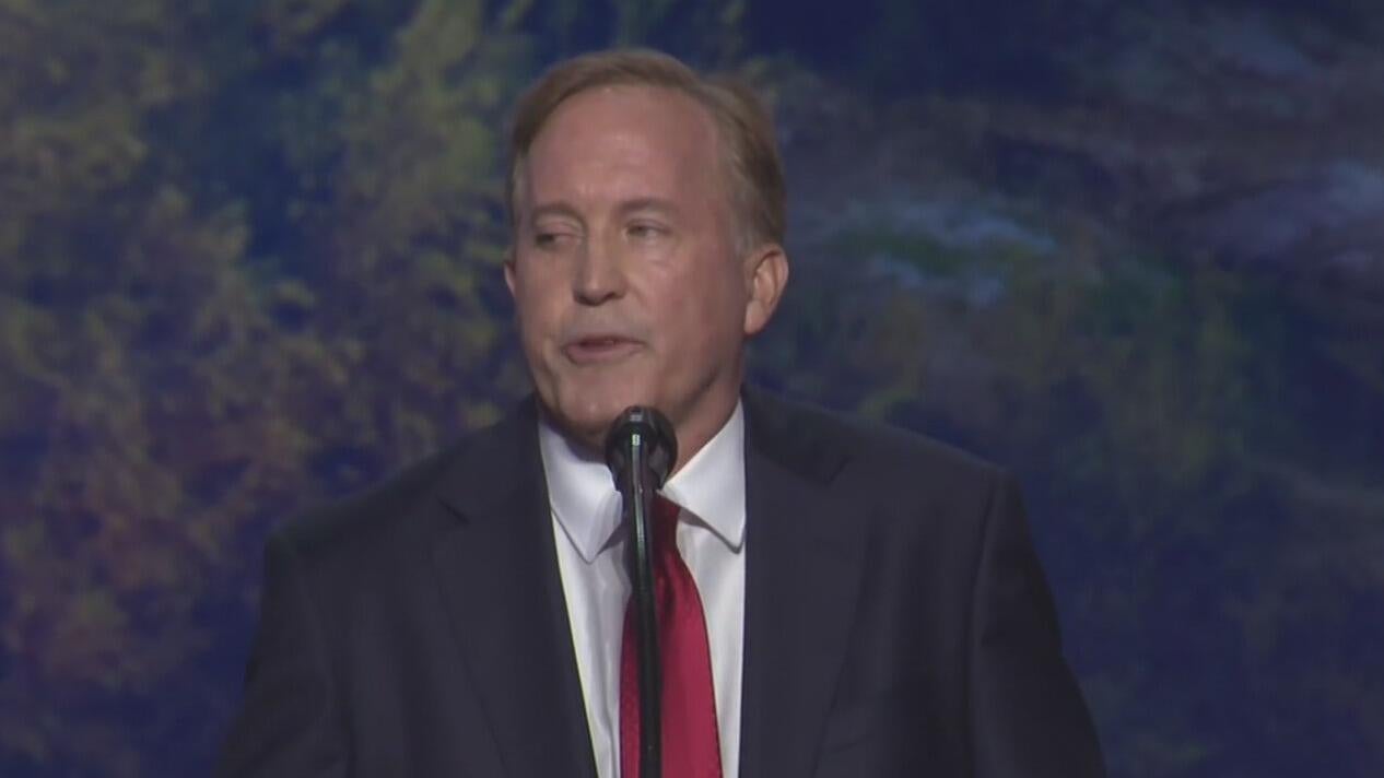 Ken Paxton kicks off campaign bus tour in Rockwall