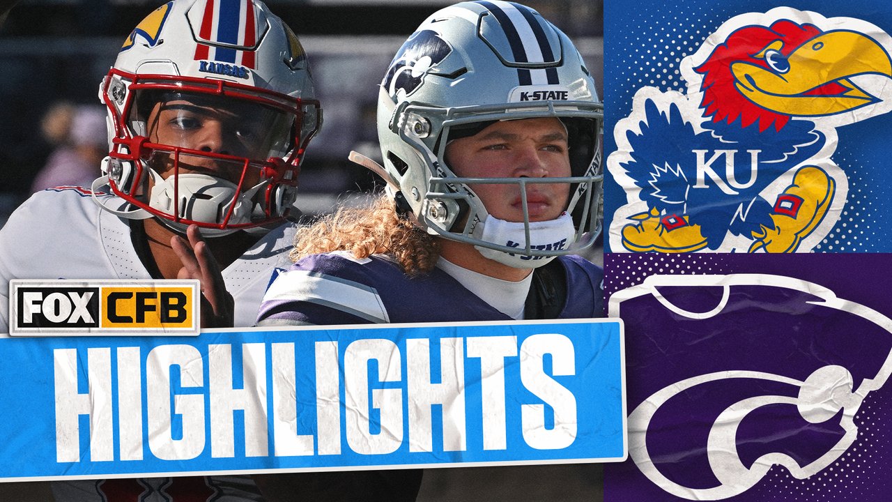 Kansas Jayhawks vs Kansas State Wildcats highlights 🏈 FOX College Football