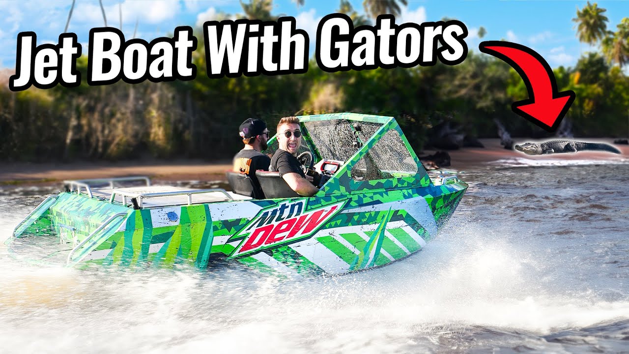 Jet Boating With Gators Around