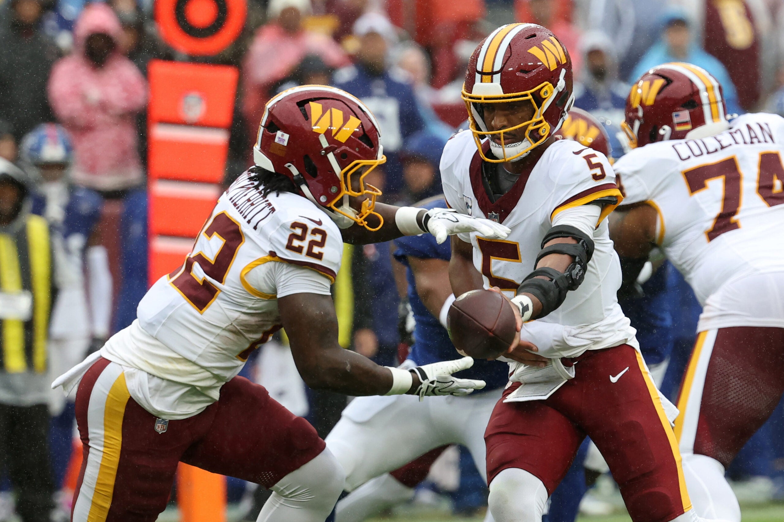 Commanders lose Jacory Croskey-Merritt for 49ers game as running back ...