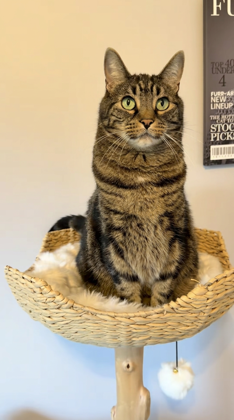 Cat caught stealing food from another cat
