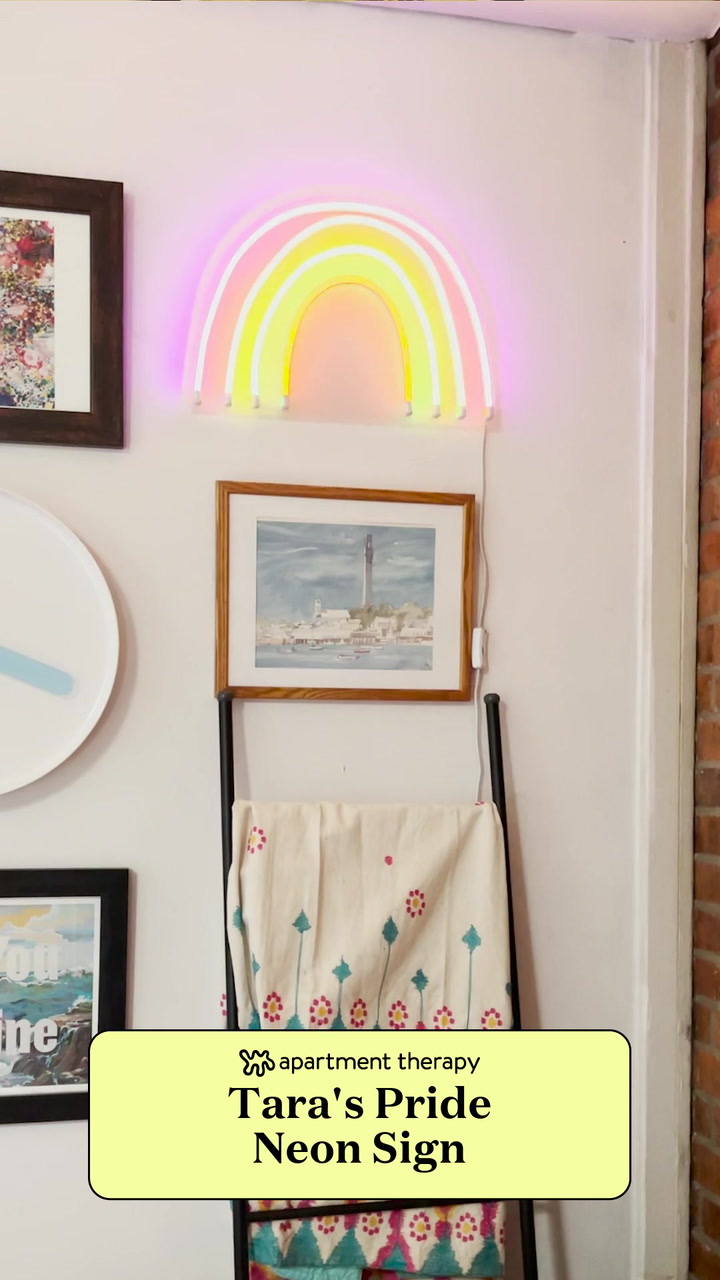 Tara Bellucci's rainbow neon sign and what it means to her