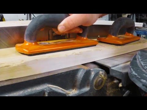How to straighten and flatten long boards for big woodworking projects ...