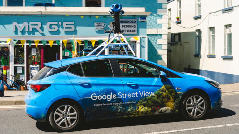 Why are some locations blurred out on Google Maps?