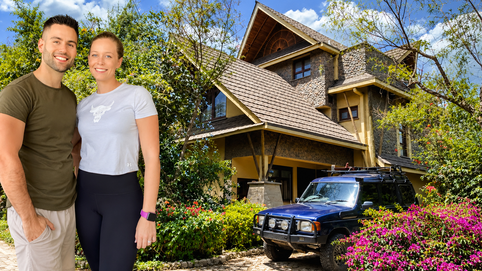 Renting a massive 3 story villa in Kenya's Rift Valley