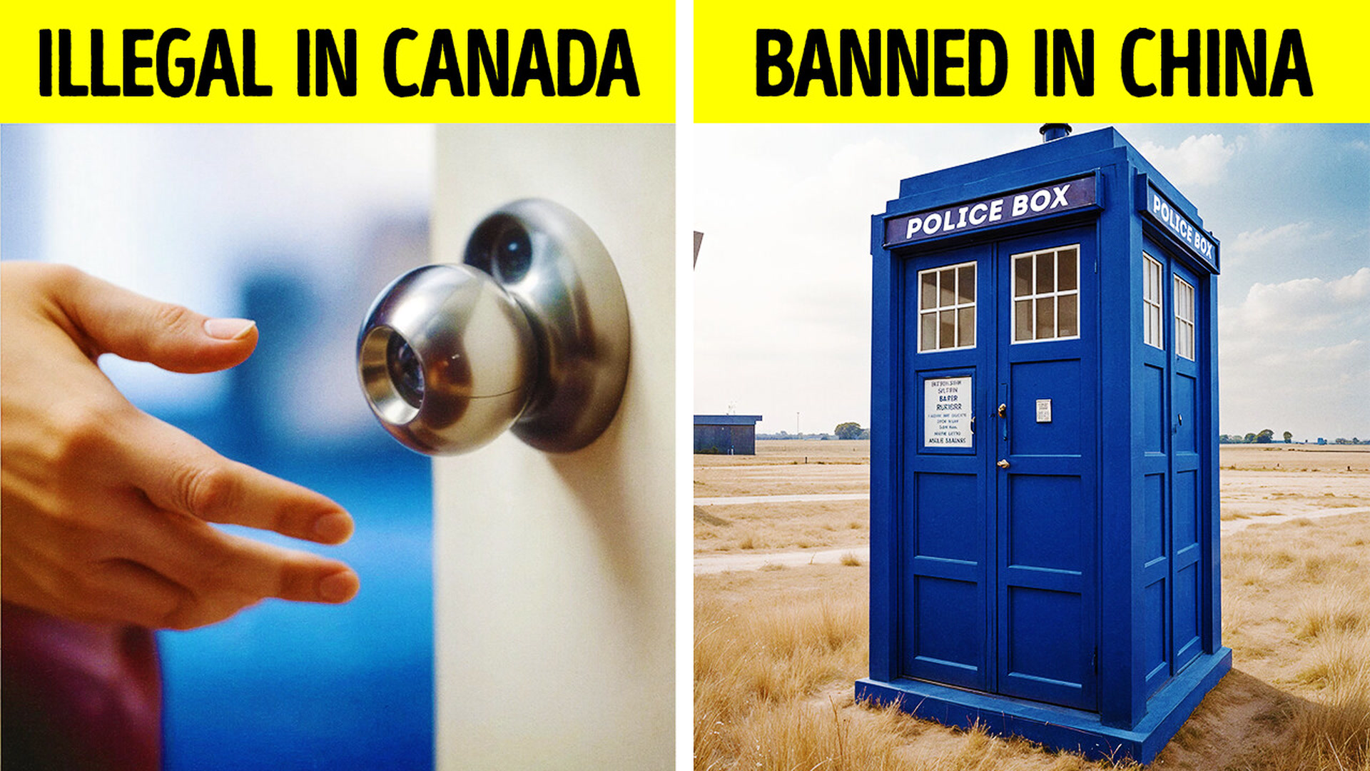 These normal things are prohibited around the world