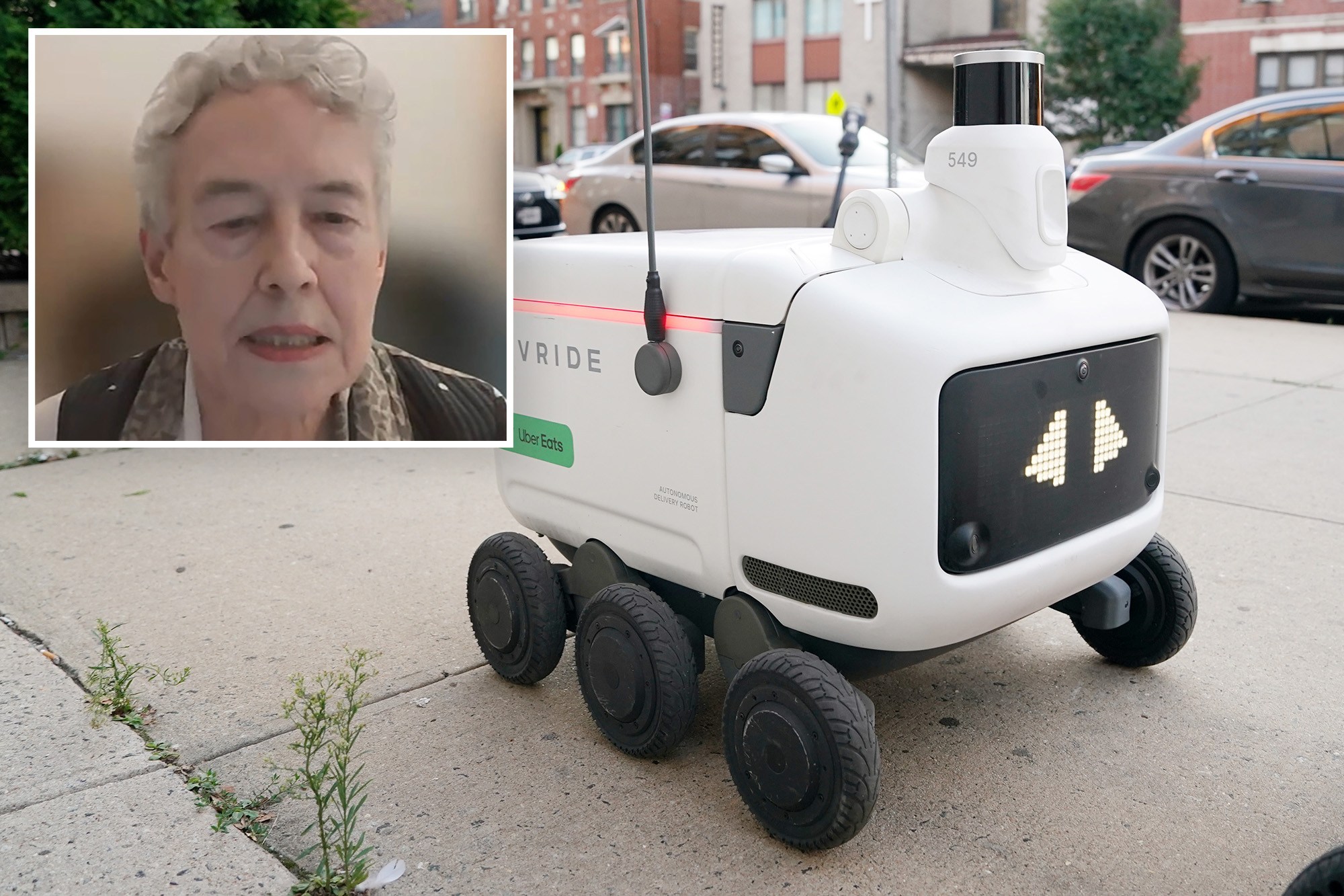 Ex-U Penn professor arrested for blocking Uber Eats robot taking over ...