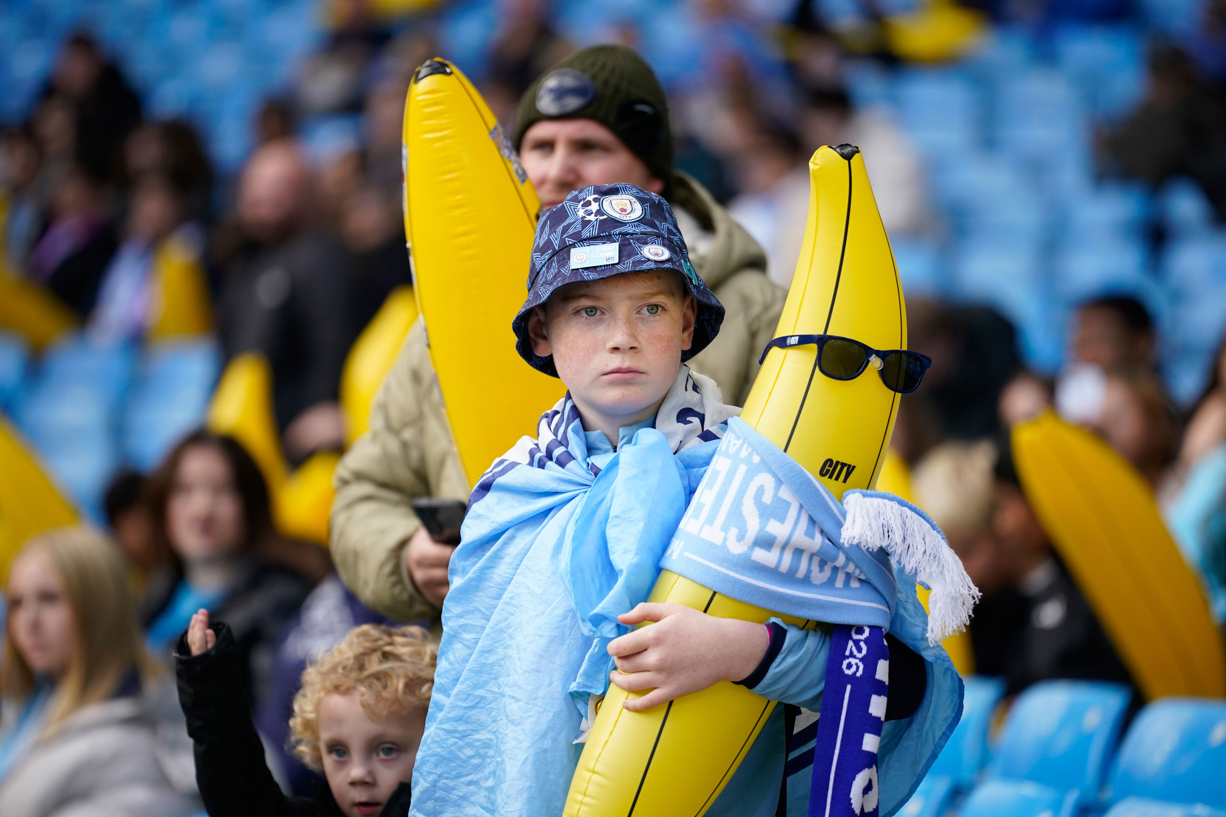 Going bananas: Haaland keeps on scoring as scandal-hit Man City wins ...