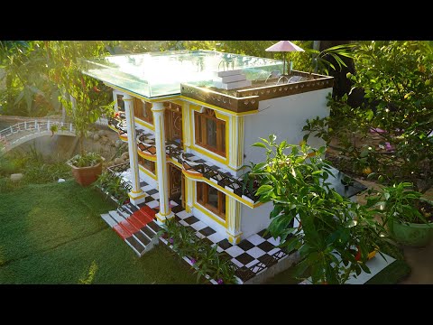 Design a unique and beautiful two-storey small house