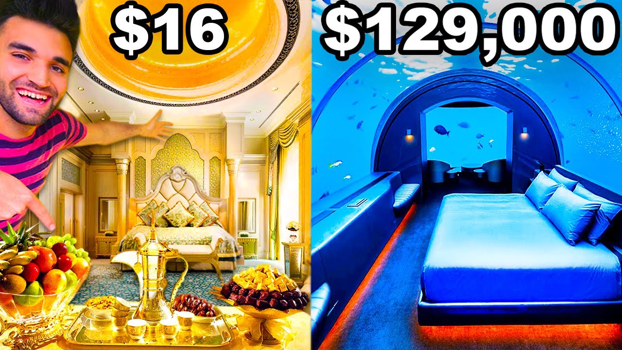 World's cheapest vs. most expensive 5-star hotel!