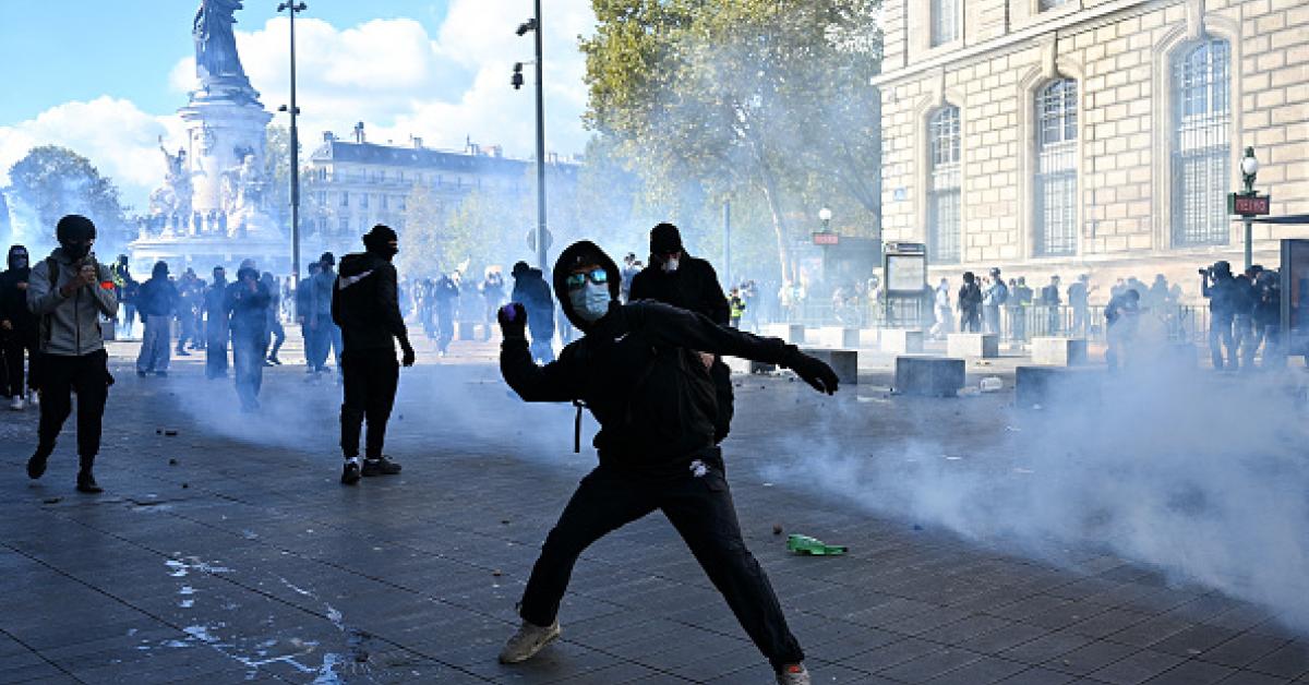 France aflame: Rioters devastate historic landmark as protests rock Paris