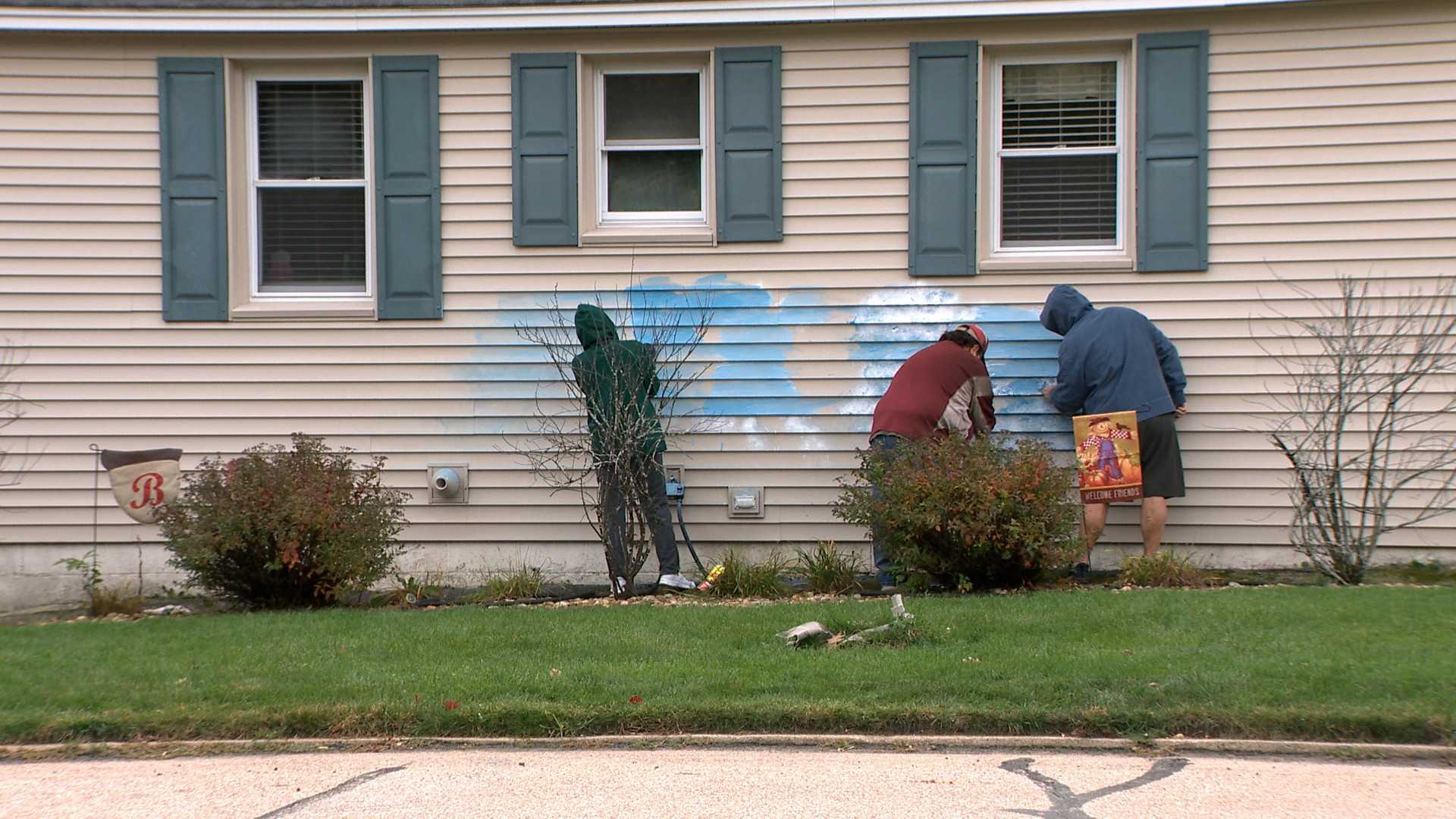 Residents react as police investigate racist, offensive graffiti found in Manchester neighborhoods