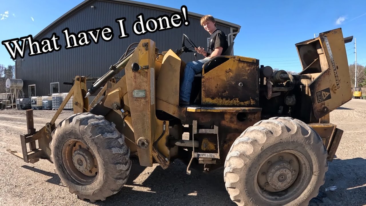 Je retape une chargeuse Allis Chalmers