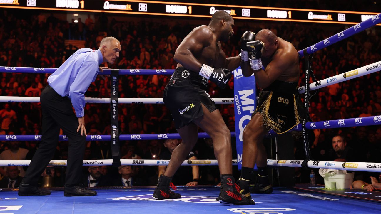 Daniel Dubois beats Fabio Wardley again with brutal 2nd-round stoppage