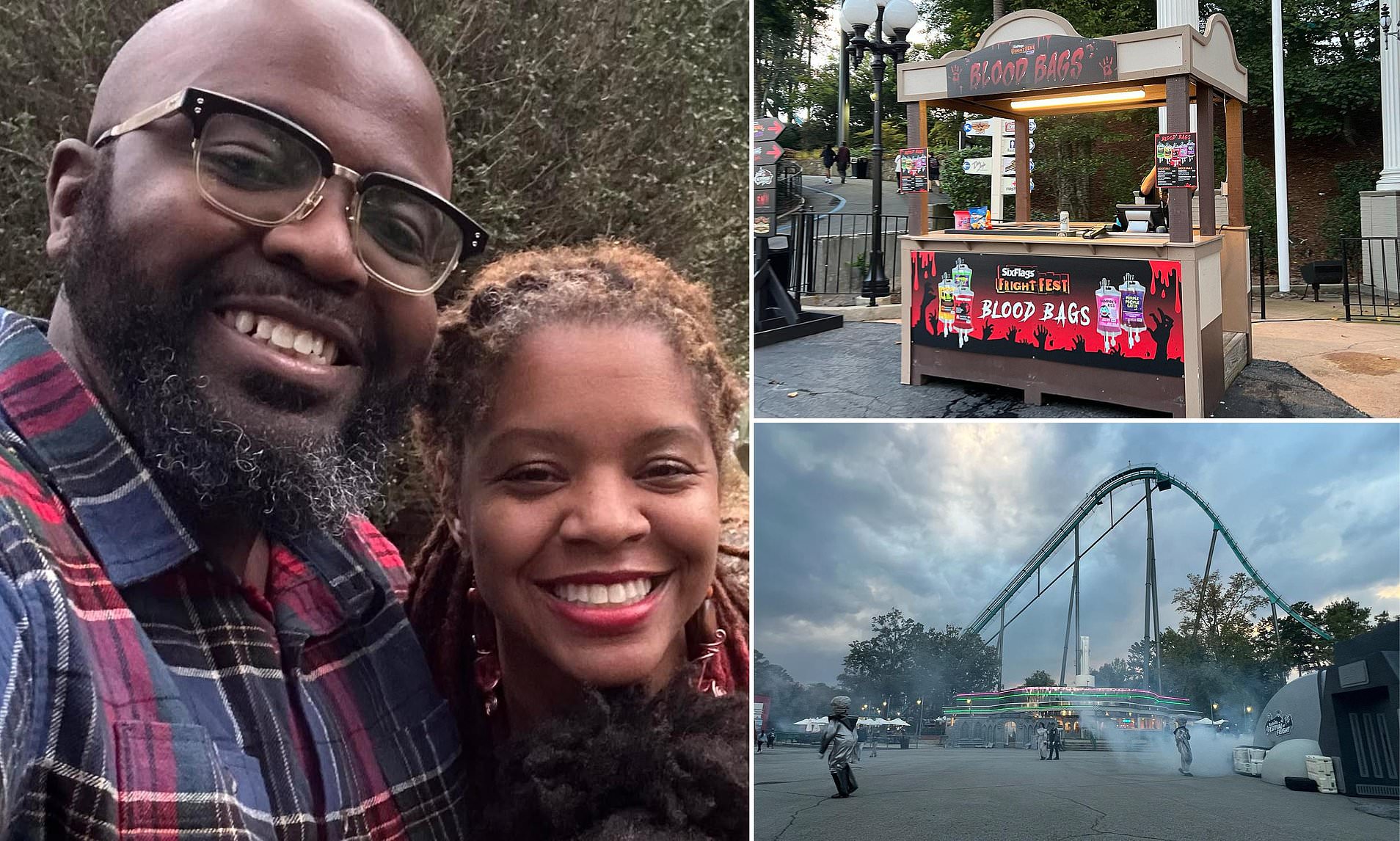 Inside Six Flags ghoulish fright night just four days after father ...