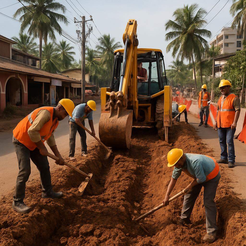Expedite infra works in Calangute to prevent accidents: Cong