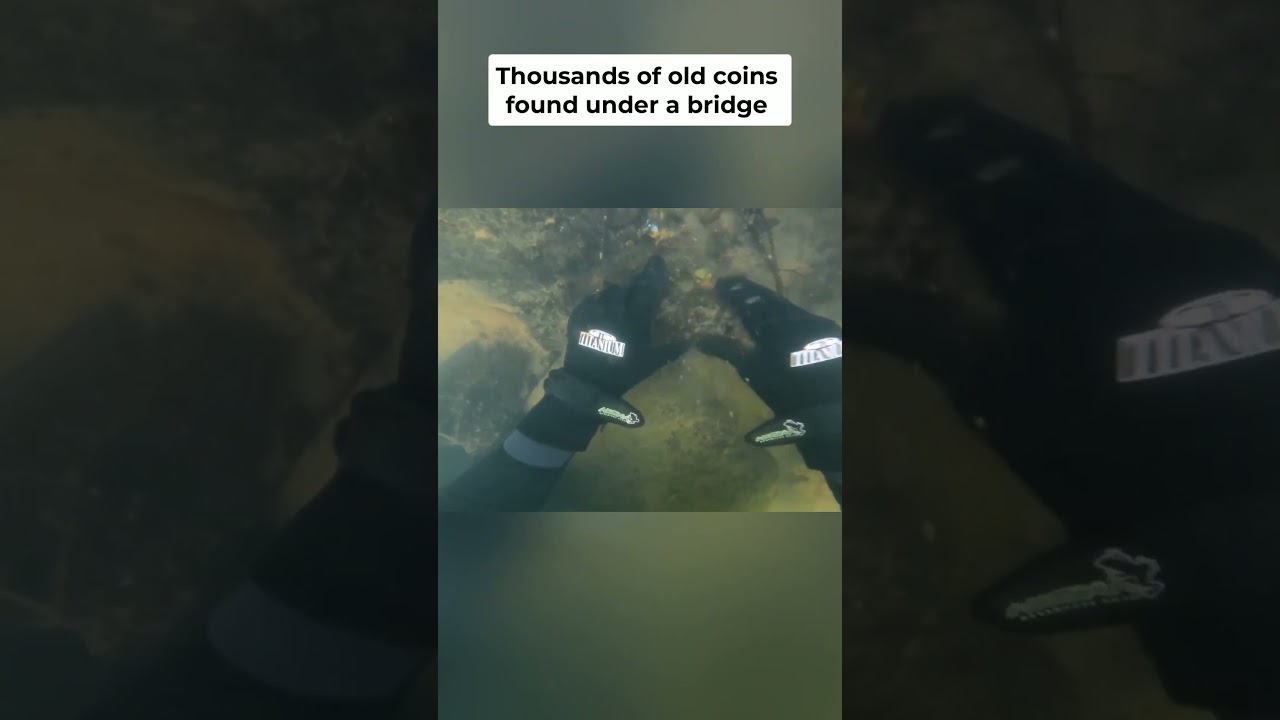 Thousands of old coins found under bridge!