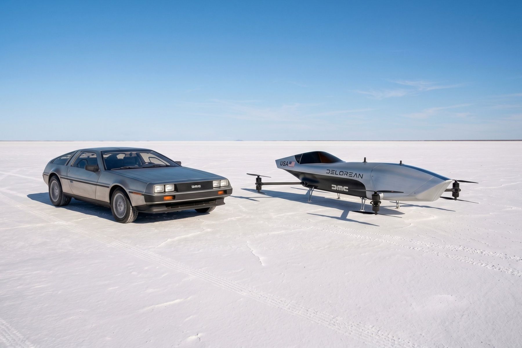 DeLorean enters world's first electric flying car racing league