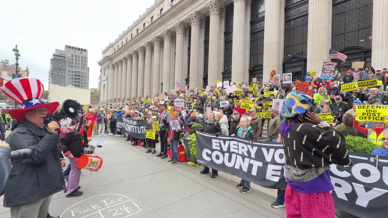 ‘No Kings’ protest: Demonstrators hold ‘Deliver the vote!’ rally at ...
