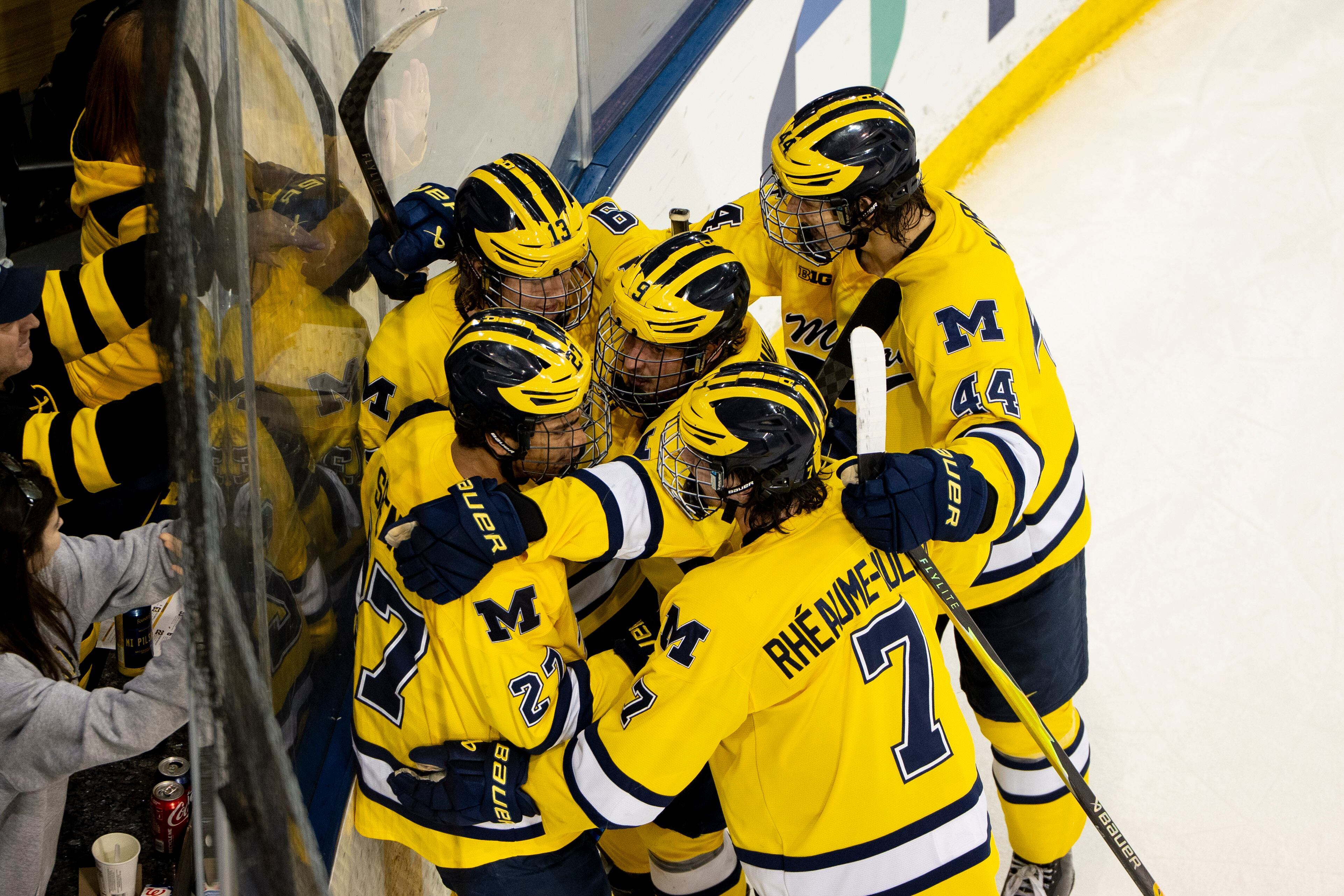 Michigan hockey takes down No. 1 Denver in Frozen Four rematch