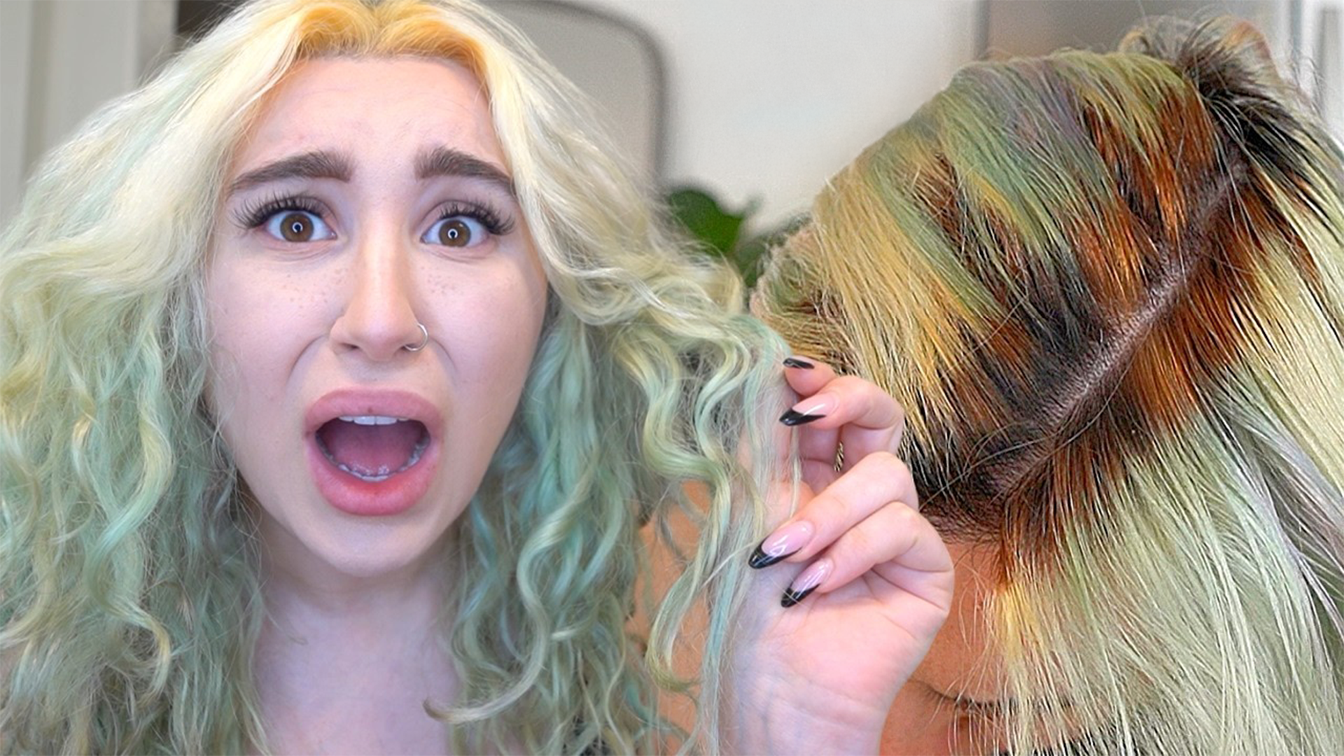 She bleached her hair twice and somehow still saved it
