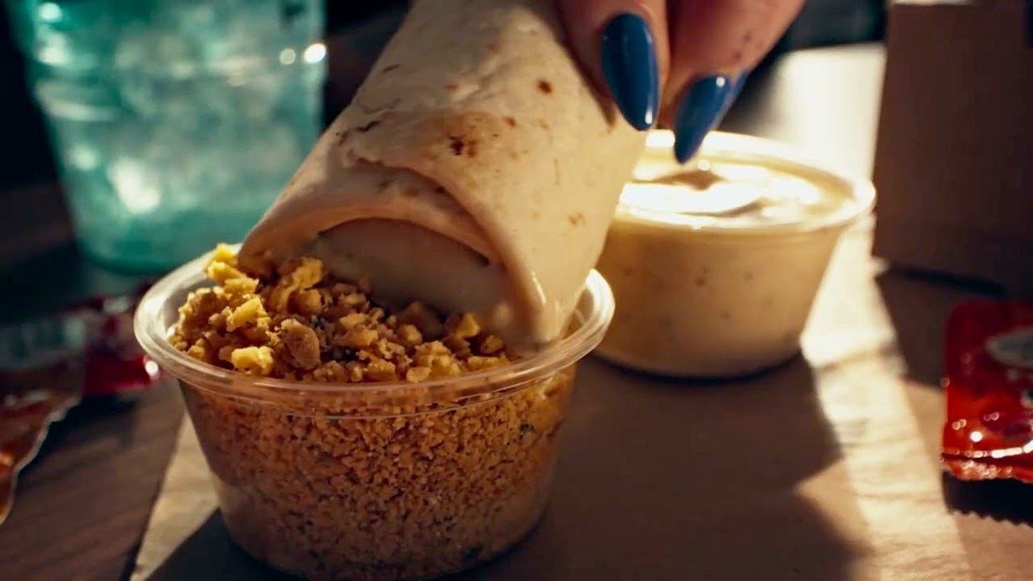 Taco Bell's double dipping burritos and $2 crunchadilla go nationwide