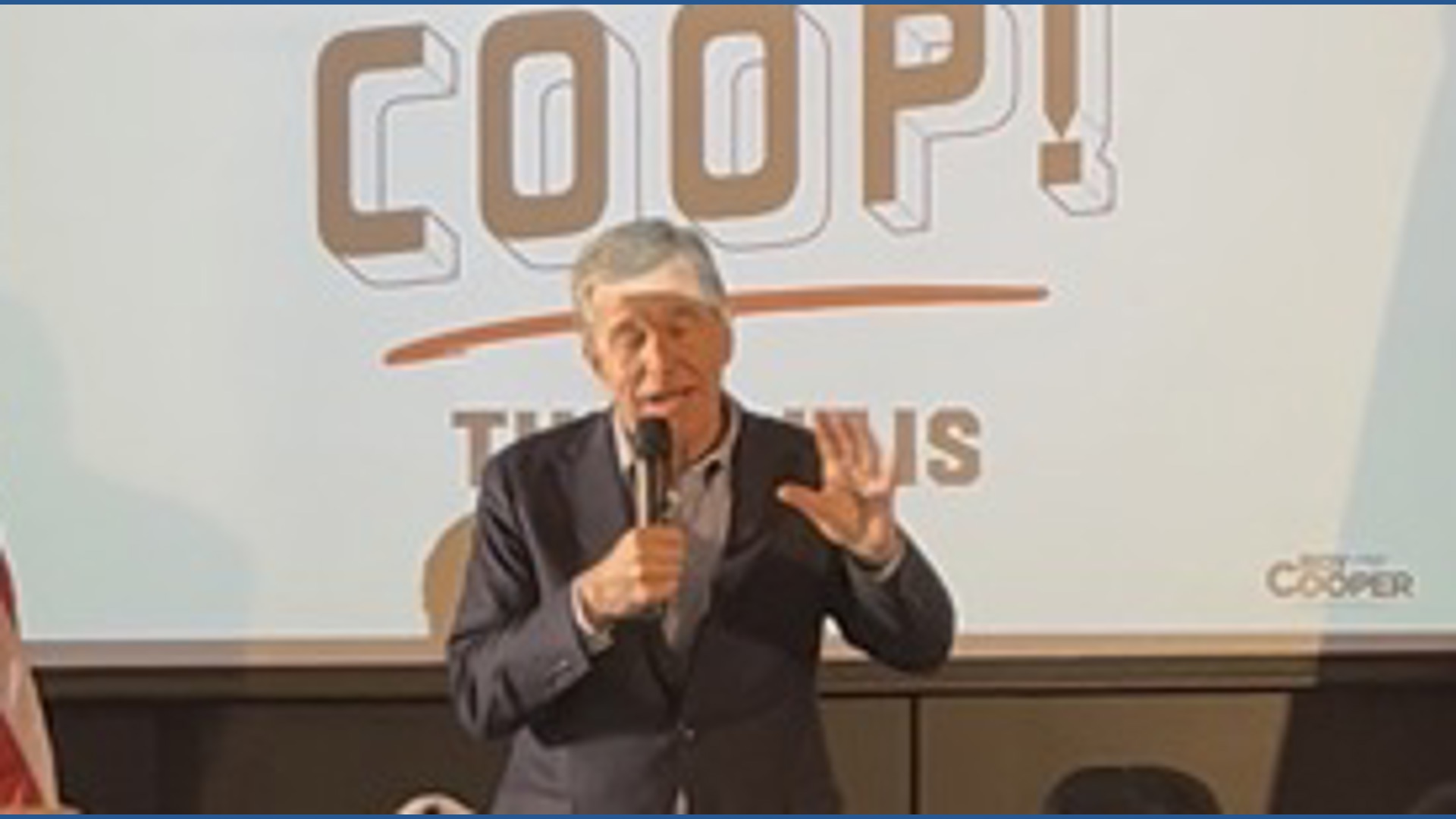 Roy Cooper campaigns in Charlotte for US Senate seat