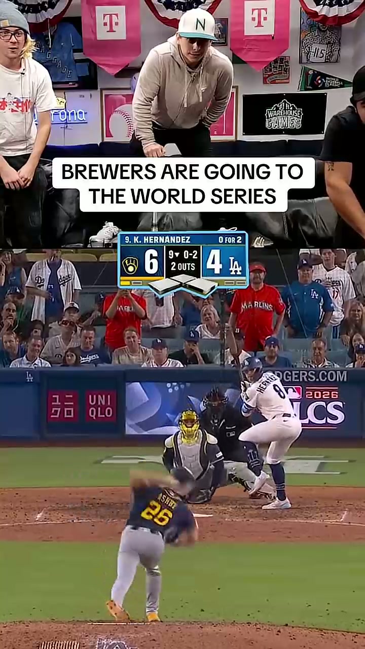 Brewers complete the sweep of the Dodgers