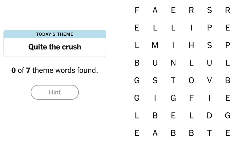 Today's NYT Strands hints (and answer) for Saturday, October 17, 2026