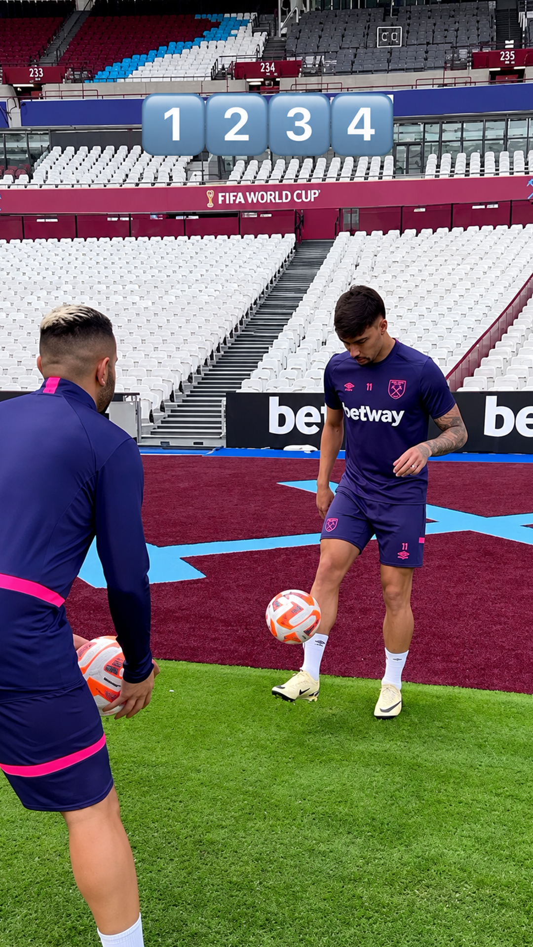 I challenged Paquetá's incredible ball control