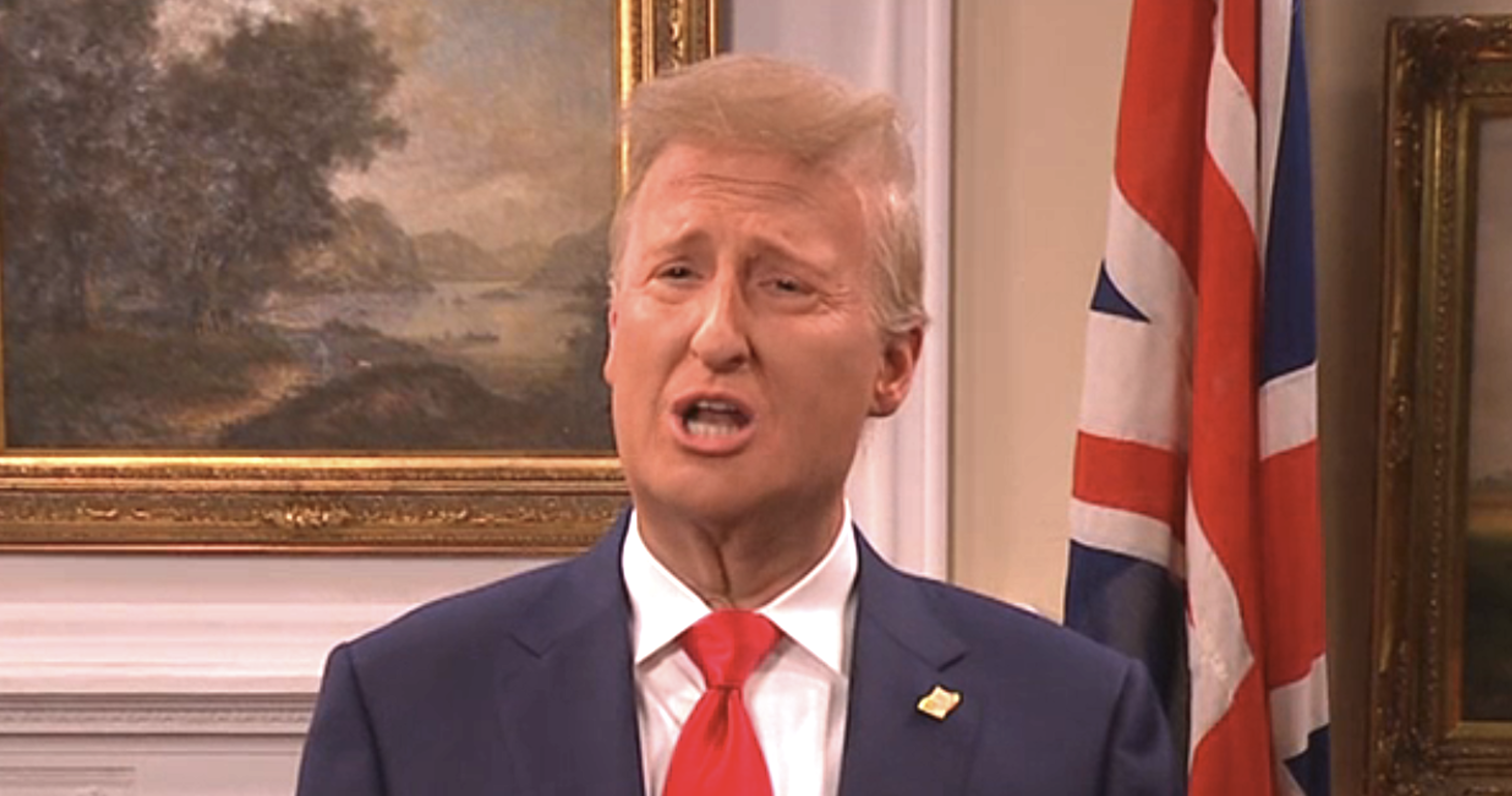 James Austin Johnson's Trump surprises SNL UK with hilarious cold open skit