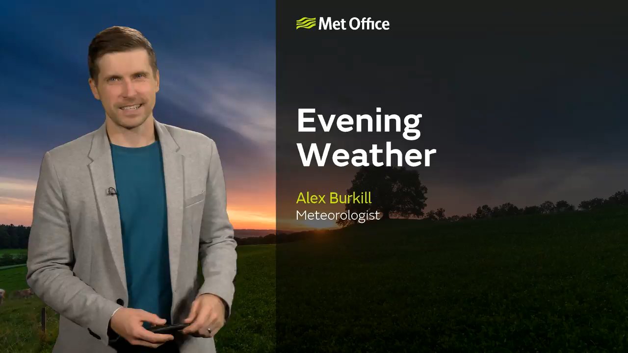 Met Office Thursday evening weather forecast 14/05/2026