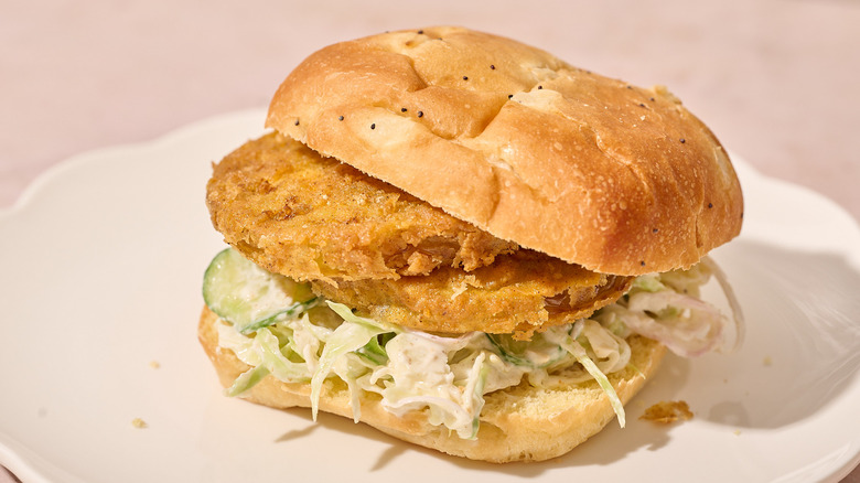 Curried fried green tomato sandwich recipe