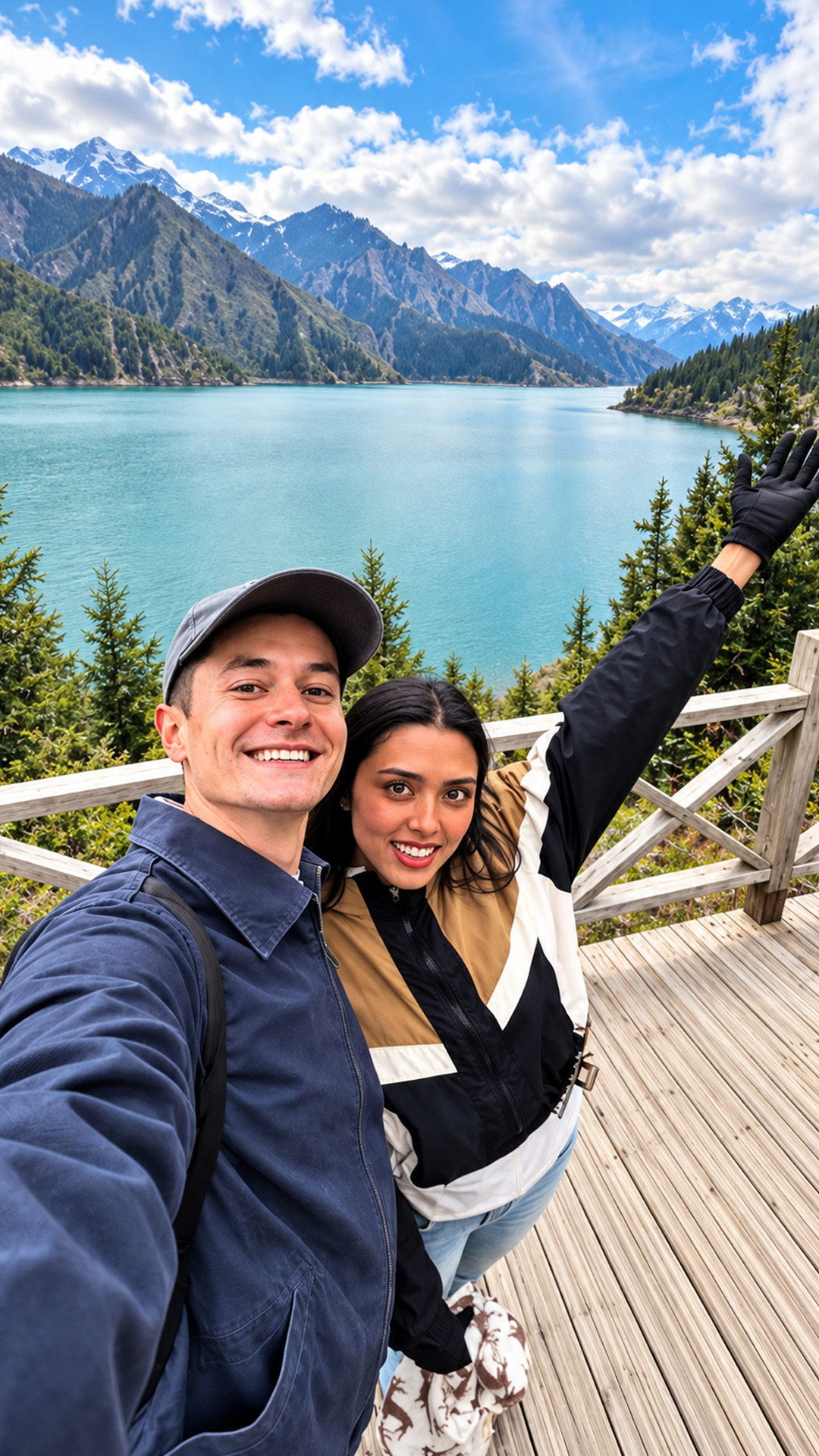 We finally saw Xinjiang’s famous Heavenly Lake
