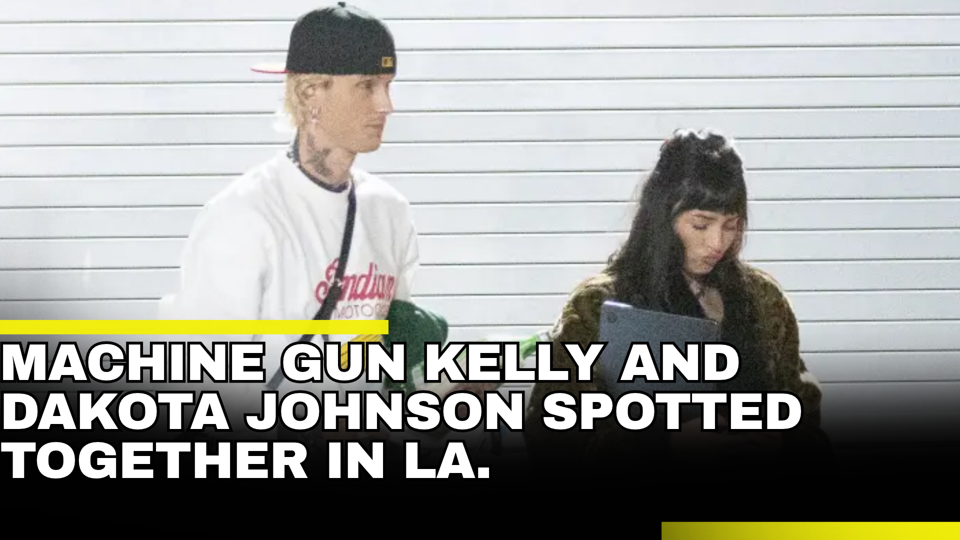 Machine Gun Kelly and Dakota Johnson spotted together in LA