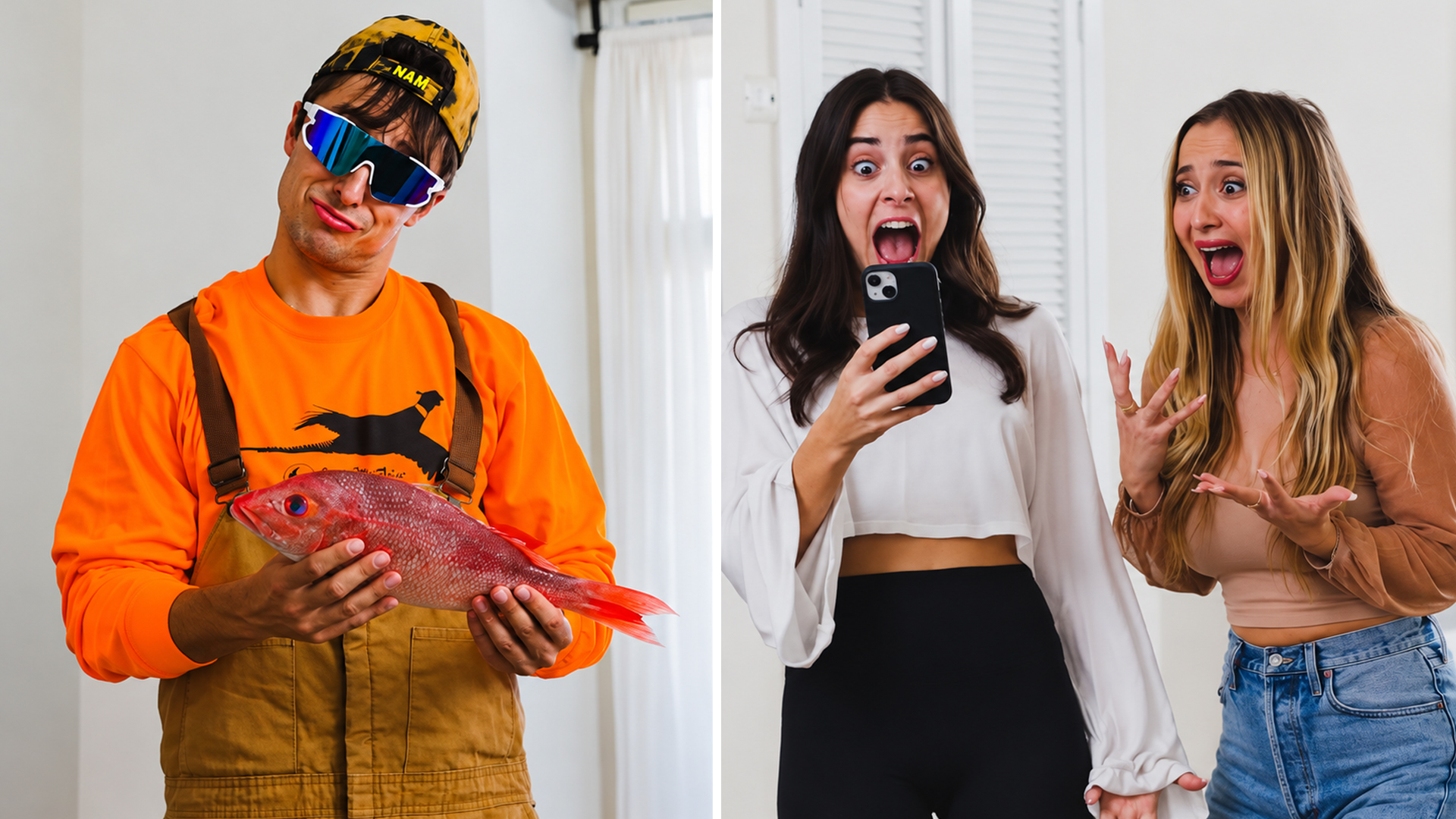 How guys imagine girls react to fish pics