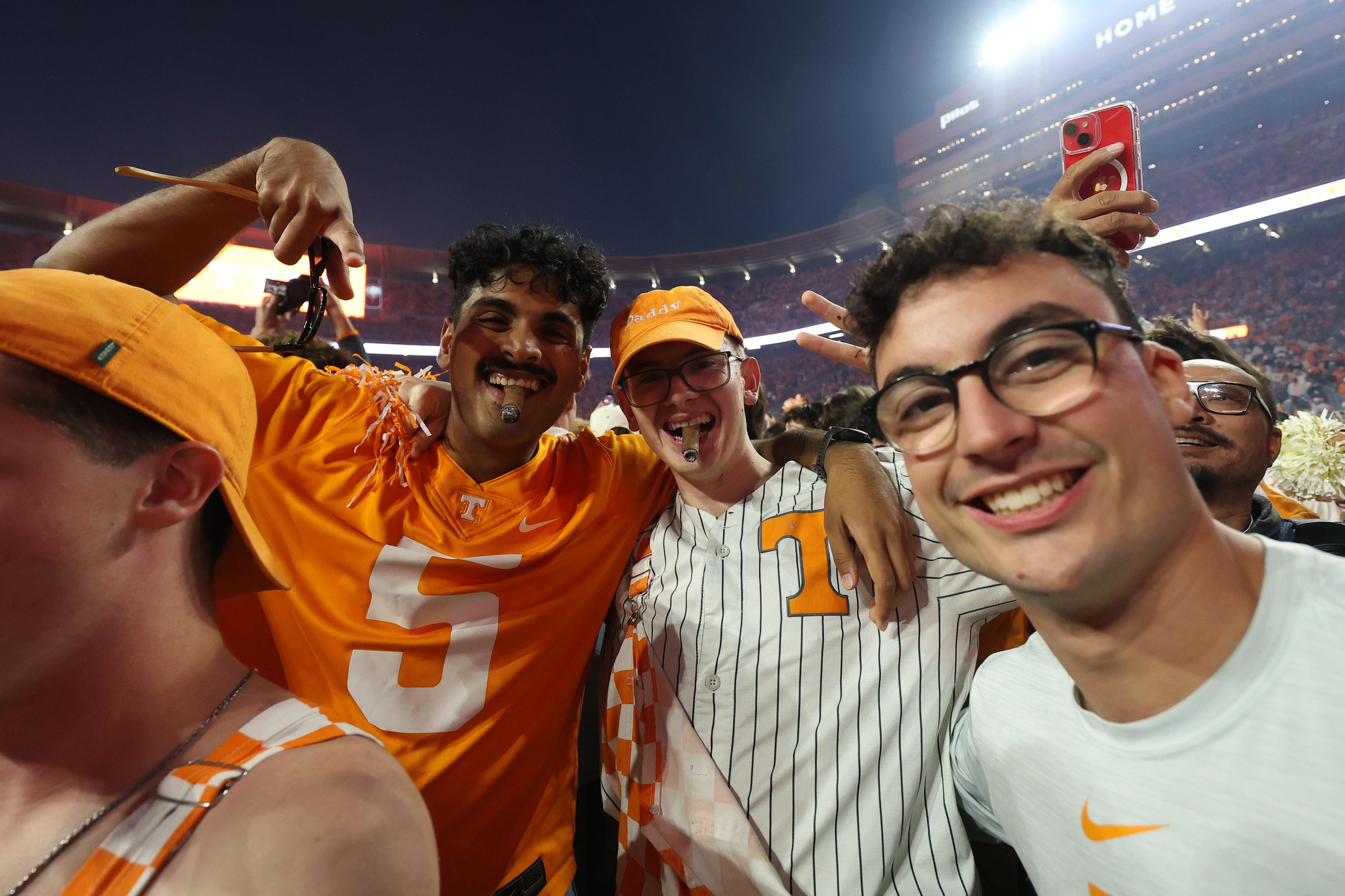 Tennessee celebrates huge Alabama win in Knoxville in jubilant photos