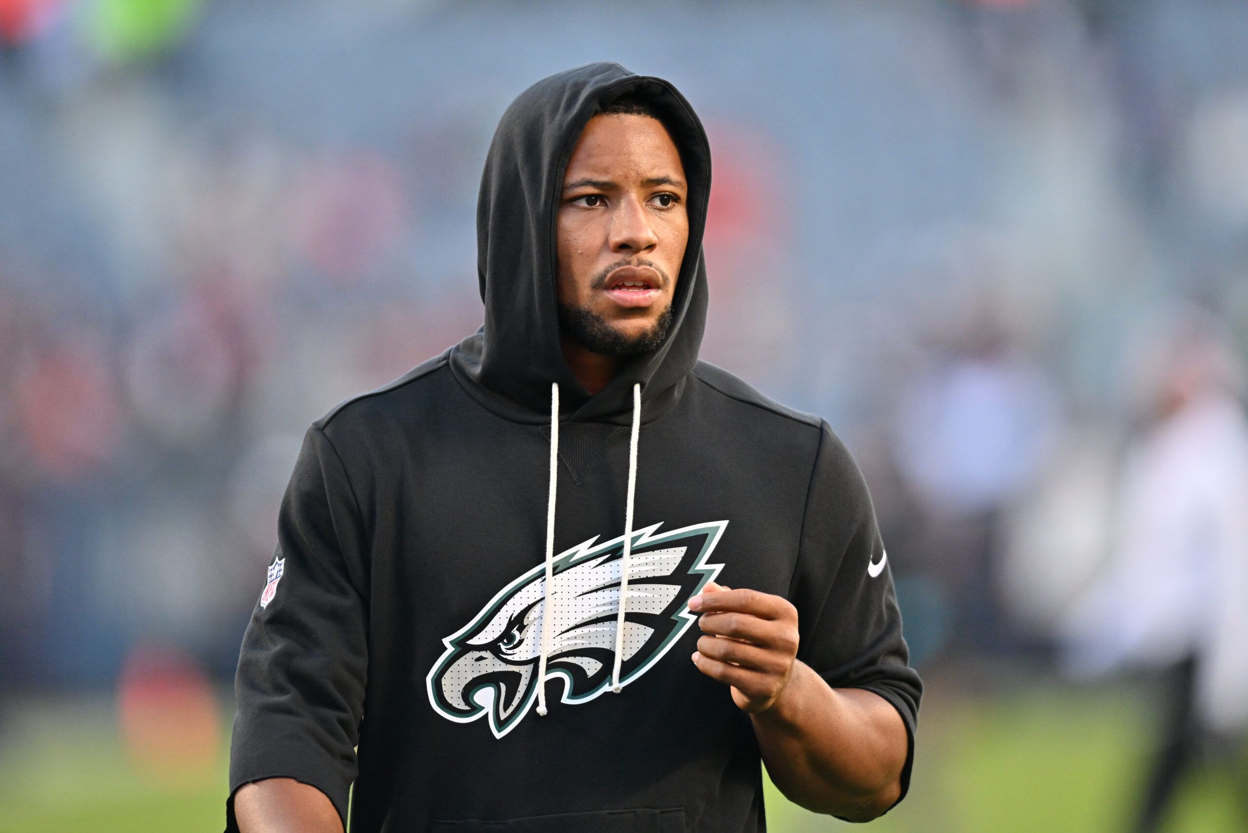 Why not trade for Saquon Barkley? — Mike Florio fires up trade talk, telling NFC heavyweights to pounce for Eagles All-Pro